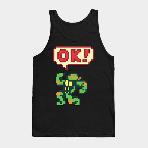 Michelangelo OK Tank Top by Dr. Rob's Mean Meme Machine